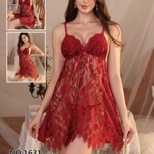 FLORAL LEAF BABYDOLL NIGHTY-2