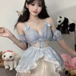 PUFF SLEEVES BABYDOLL NIGHTY