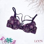 Printed Cross Strapped Bra - Elegant & Breathable Thinpad Women's Bra - Image 5