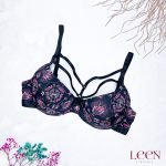 Printed Cross Strapped Bra - Elegant & Breathable Thinpad Women's Bra - Image 7