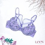 Printed Cross Strapped Bra - Elegant & Breathable Thinpad Women's Bra - Image 3