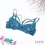 Printed Cross Strapped Bra - Elegant & Breathable Thinpad Women's Bra - Image 4