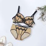 Net & Embroided Pushup Bra Set – Elegant & Breathable Bra's in Pakistan - Image 2