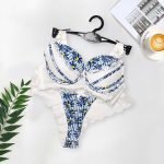 Embroided Floral thinpad Bra Set – Elegant & Breathable Pakistan - Image 3