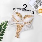 Embroided Floral thinpad Bra Set – Elegant & Breathable Pakistan - Image 4