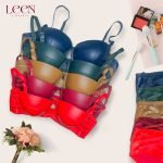 Soft Leather party pushup bra set (double padded) - Image 7