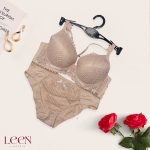Embrioded Thin Pad Bra Set - Image 3