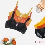 Bow style net bra set - Image 5
