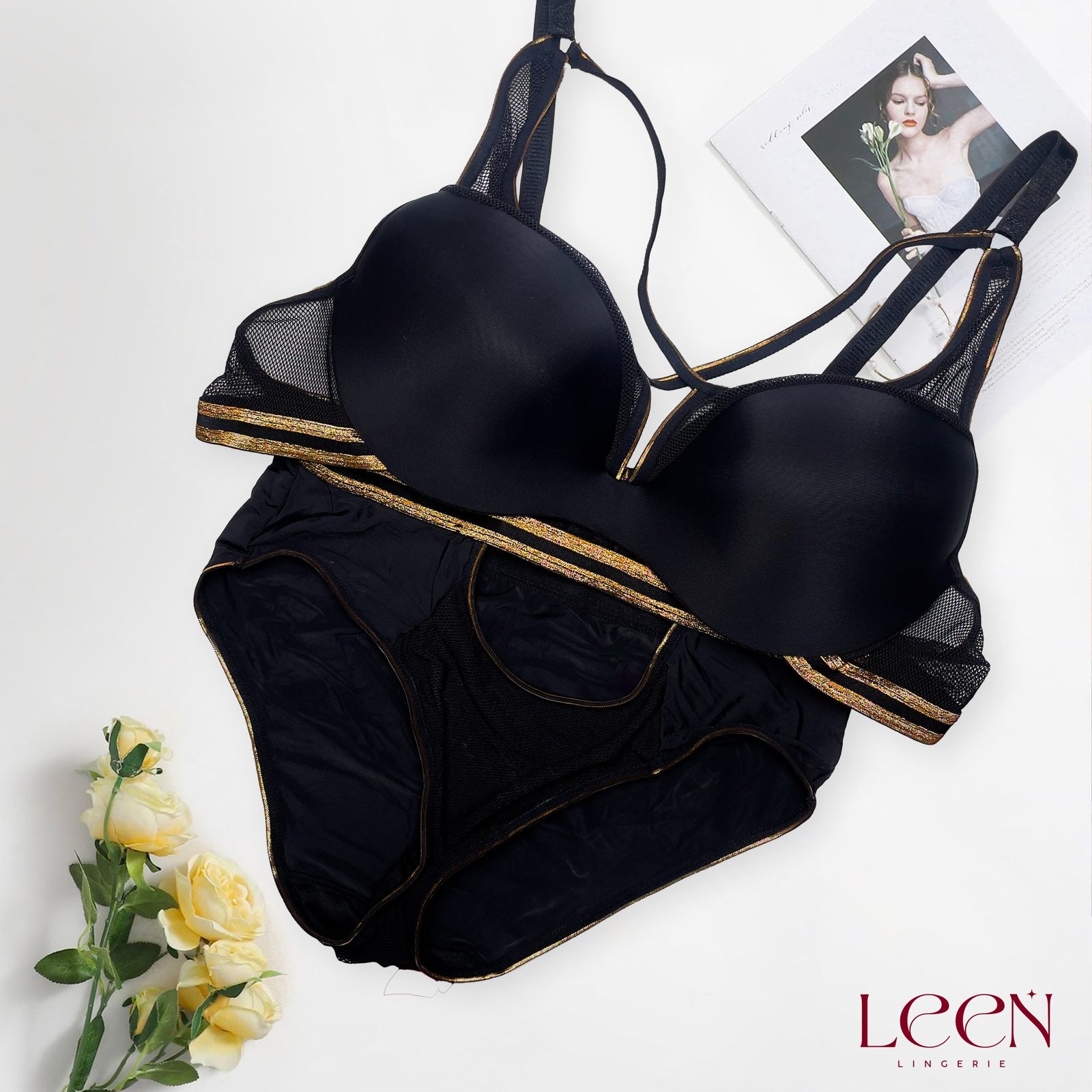 Product-28-scaled-1.jpg Cross Bow Collection - Luxury Lace Bra – Elegant & Breathable - Image 1